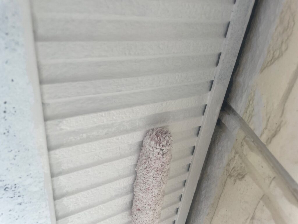 軒天仕上げ２回目